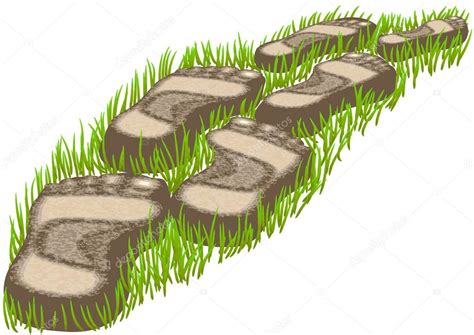 Stepping Stones Clipart Black And White Pig