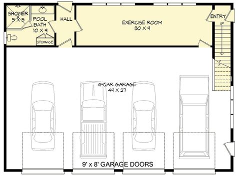 Flexible 4 Bay Garage Plan with Full Bath and 3 Dormers - 68439VR | Architectural Designs ...