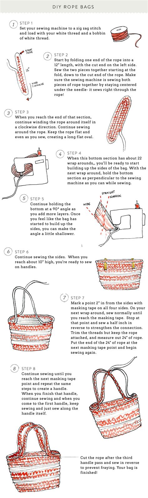 DIY Rope Bag | Diy rope bag, Rope bag, Diy rope