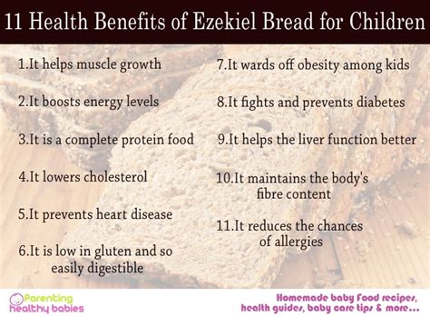 11 Health Benefits of Ezekiel Bread for Children