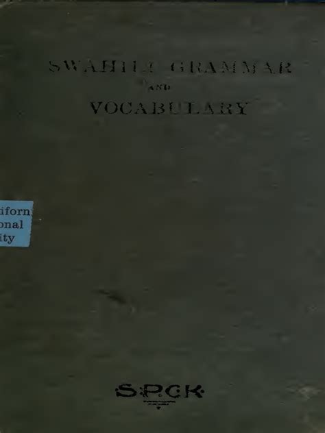 swahili grammar.pdf | Vowel | Stress (Linguistics)