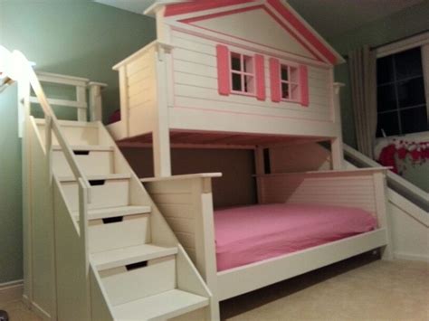 Twin Over Full Bunk Bed With Slide - Ideas on Foter