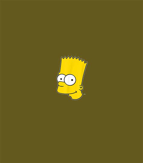 The Simpsons Bart Simpson Face Digital Art by Birdie Esther | Fine Art ...