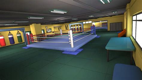 3D Kamogawa Boxing Gym 04 by Donovann09 on DeviantArt