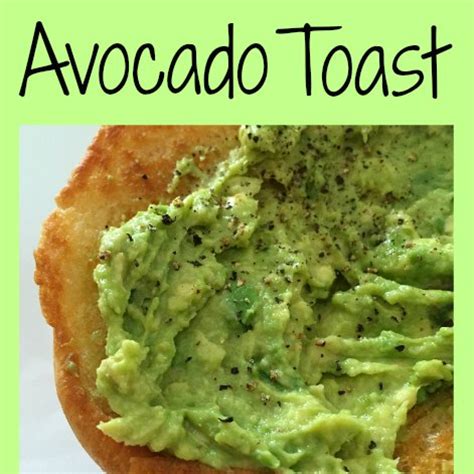 Avocado Toast – A Nation of Moms