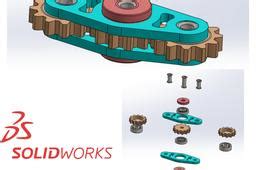 solidworks tutorial: movement of a small gear system | GrabCAD Tutorials