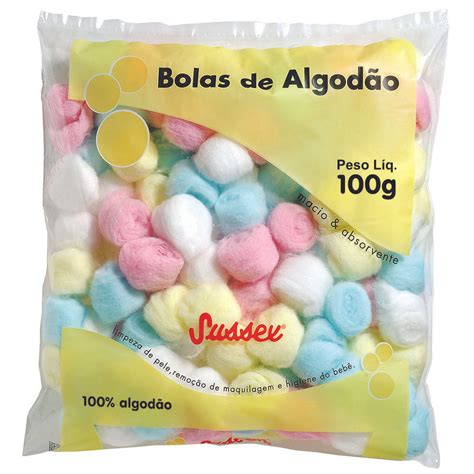 Algodão Sussex Bola Colorida 100g | Ikesaki Cosméticos - Ikesaki