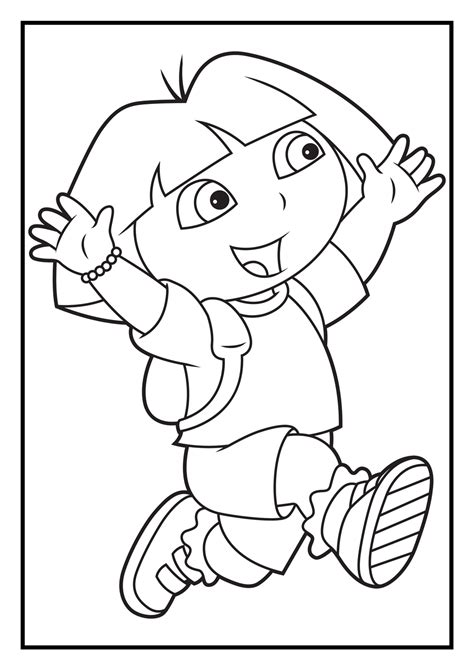 Dora Coloring Pages | Diego Coloring Pages