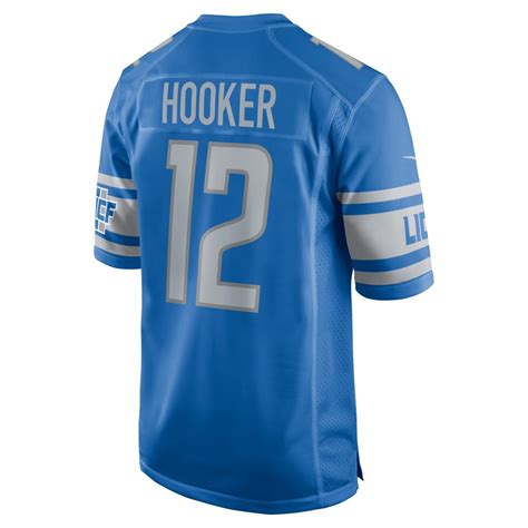 Hendon Hooker Detroit Lions Nike 2023 NFL Draft Pick Game Jersey - Blue