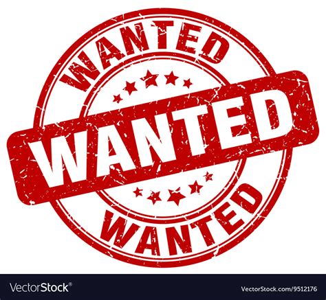 Wanted stamp Royalty Free Vector Image - VectorStock