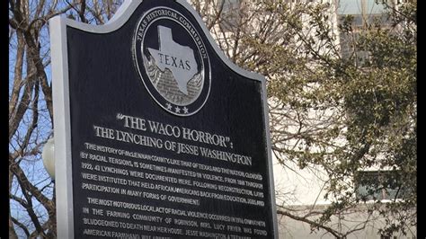 Dedication ceremony held for 1916 lynching of Jesse Washington | kcentv.com