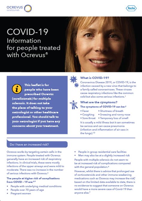 OCREVUS Covid 19 Patient Info – Get on with Life