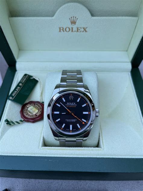 Rolex Milgauss - Black Dial - Complete Set - ref. 116400 | WatchUSeek ...