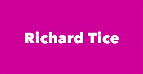 Richard Tice - Spouse, Children, Birthday & More