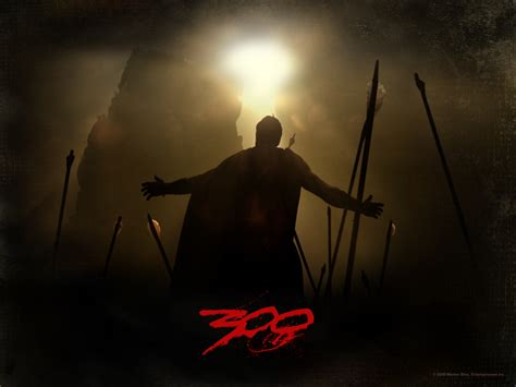 Epic Spartan Warrior HD Wallpaper from the Movie 300