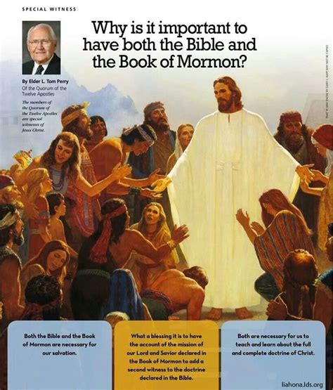 Why The Book of Mormon is also important | Mormon beliefs, The book of mormon, Lds books