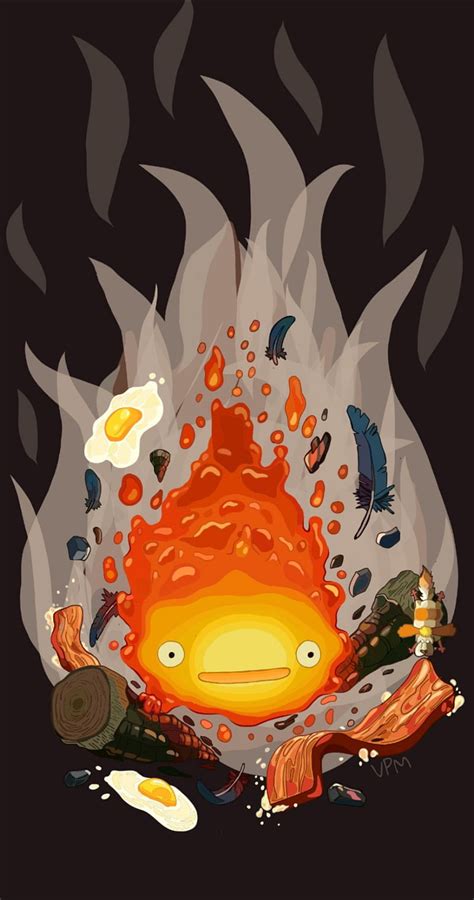 3840x2160px, 4K free download | Calcifer, Castillo vagabundo, Dibujo ...