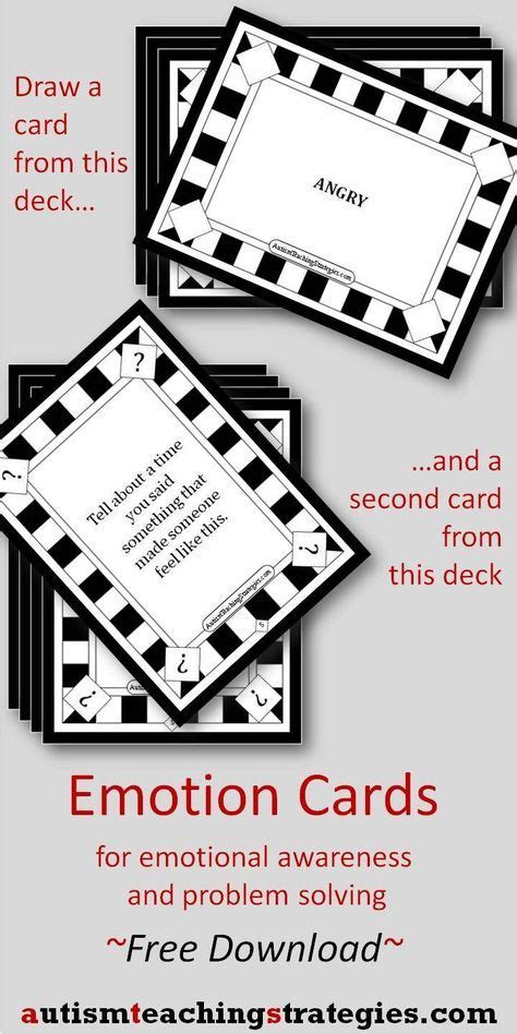 Emotion Cards – social skills games and activities to help teach ...