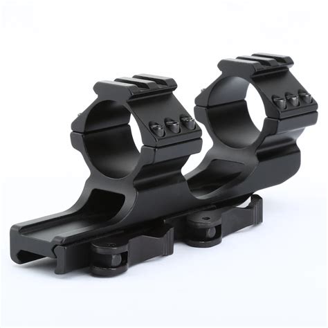 1 Set Quick Release 25mm/30mm Dual Ring Cantilever Heavy Duty Picatinny Weaver Scope Mounts With ...