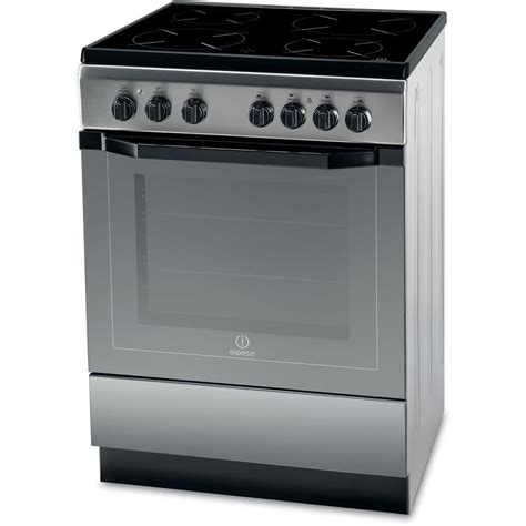 Indesit electric freestanding cooker: 60cm - I6VV2A X EX