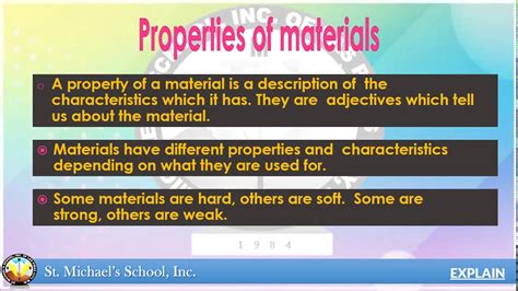 Properties Of Materials Grade 5 Ppt