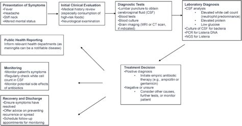 Flowchart for the diagnosis and treatment of Listeria meningitis ...