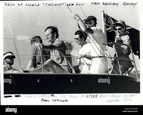 1976 - Prince Charles Paul Officer at the he of Siska, R y Tasker sail ...