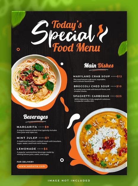 Food Menu PSD, 26,000+ High Quality Free PSD Templates for Download