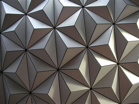 Spaceship Earth (Epcot) | Wall cladding, External wall cladding, Aluminium cladding