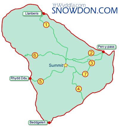 Climb Snowdon Routes - Mount Snowdon