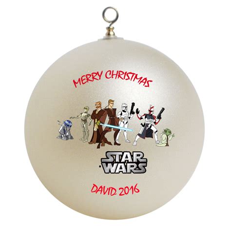 Personalized Star Wars Christmas Ornament Gift - Ornaments