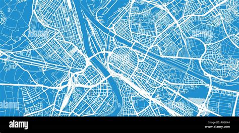 Urban vector city map of Mannheim, Germany Stock Vector Image & Art - Alamy