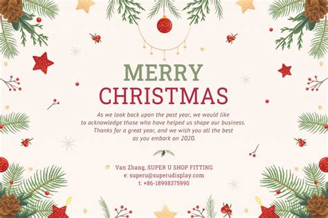 Christmas Greetings and Wishes to Our Valued Customers - Super U ...