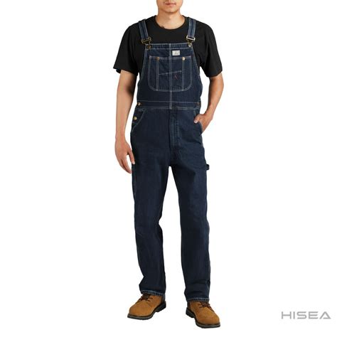 Men's Denim Bib Overalls | HISEA