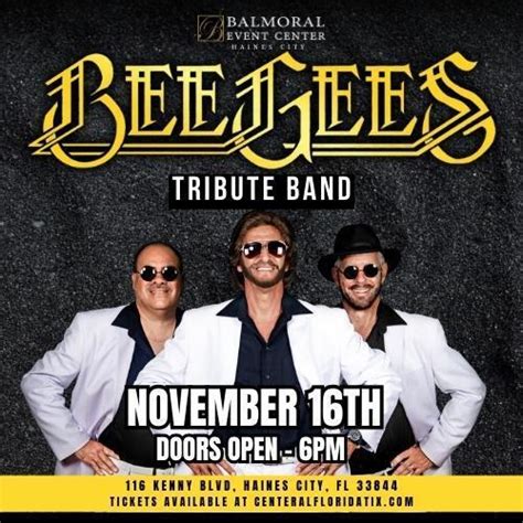 Central Florida Tix | Bee Gees Tribute Concert