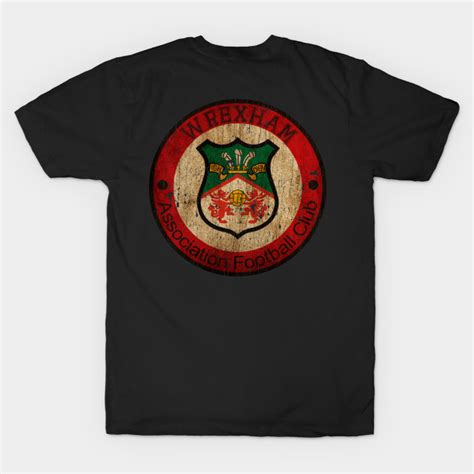 Wrexham Red Dragons A.F.C. - dk Vintage Art - Wrexham Football Club - T ...