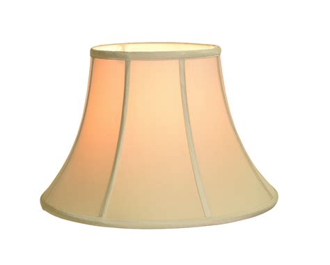 Silk Bell Lampshade in Cream with Egg Lining – Newport Lamp & Shade Company