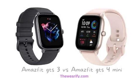 Amazfit GTS 3 vs Amazfit GTS 4 mini: Which to Buy?