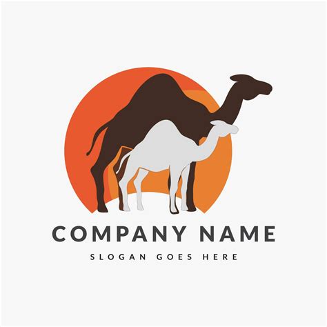 Abstract Camel emblem modern vector logo design 28125593 Vector Art at ...