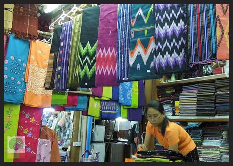 Best Shopping in Yangon: Bogyoke Market. Inside the market you will find many stalls like this ...