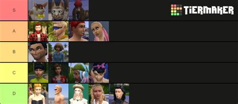 graystillplays sims 4 sims Tier List (Community Rankings) - TierMaker