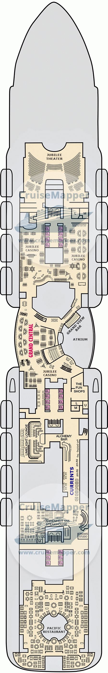 Carnival Jubilee deck 7 plan | CruiseMapper