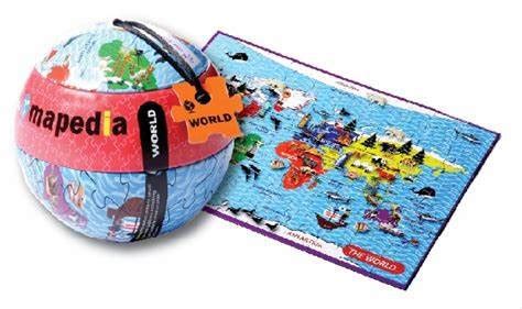 Map World Puzzle in a Tin 100 pieces | TEW