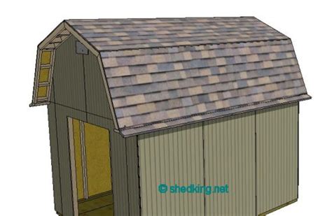 Shed Roof Gambrel, How to Build a Shed, Shed Roof