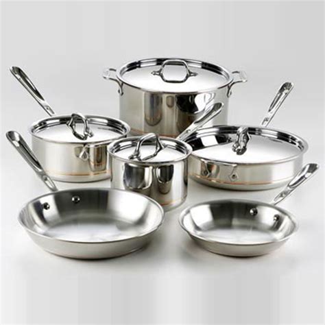 All-clad Copper Core 10-piece Cookware Set | Cookware Sets | For The ...