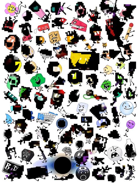 this wouldn't actually happen, but I made corrupted and survivor characters in bfdi : Pibby