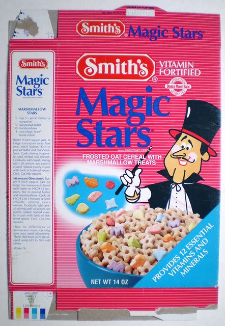 1992 Smith's Magic Stars Cereal Box | Gregg Koenig | Flickr