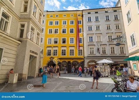 Birthplace of Mozart in Salzburg Editorial Image - Image of mozart, architecture: 191735760