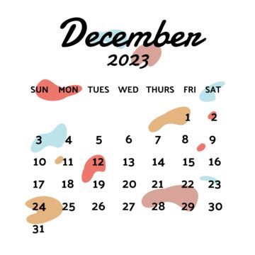 2023 Calendar Clipart Images | Free Download | PNG Transparent Background - Pngtree