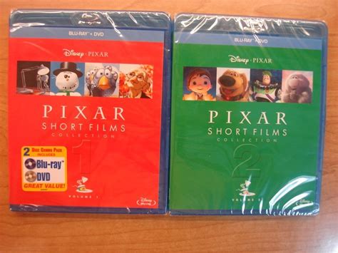 Disney-Pixar's Short Films Collection Vol.1 & Vol 2 Set (Blu-ray/DVD), New | Pixar shorts, Short ...